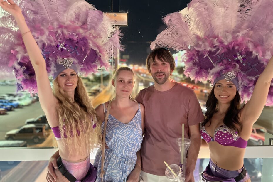 Will and Amie enjoying their Las Vegas trip